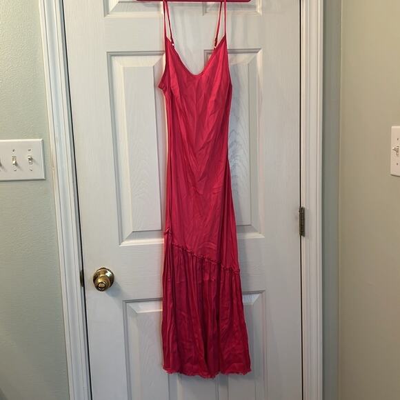 NWOT Nation LTD Farrah slip dress hot pink size S - Picture 3 of 11